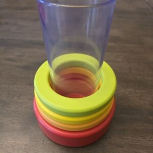 Lovevery Clear Tube And Stacking Rings